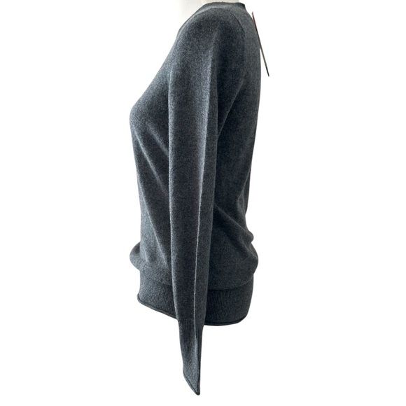 Agua Bloomingdale’s Gray Cashmere Women's Sweater - Picture 3 of 13